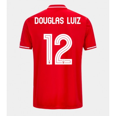 Moški Nogometni dresi Nottingham Forest Douglas Luiz #12 Domači 2025-26 Kratek Rokav Moški Nogometni dresi Nottingham Forest Douglas Luiz #12 Domači 2025-26 Kratek Rokav